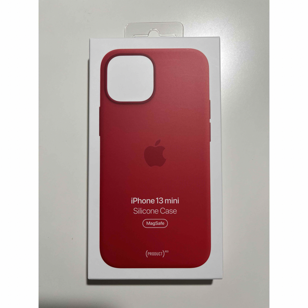 iPhone(アイフォーン)のiPhone13 mini シリコーンケース/RED Apple正規品 未開封 スマホ/家電/カメラのスマホアクセサリー(iPhoneケース)の商品写真