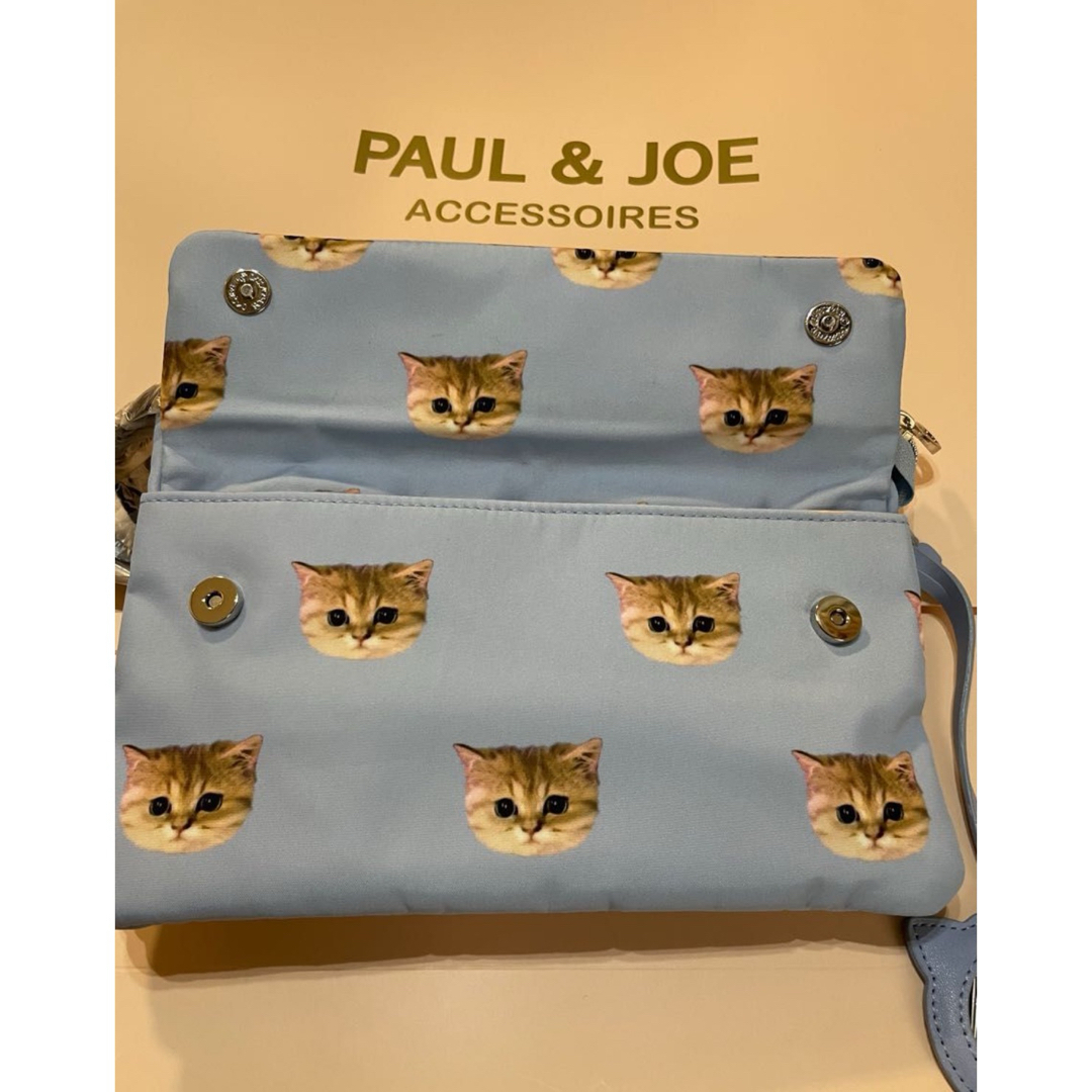 PAUL & JOE(ポールアンドジョー)の新品　ポールアンドジョー アクセソワ お財布ポシェット お財布ショルダー ブルー キッズ/ベビー/マタニティのこども用バッグ(ポシェット)の商品写真