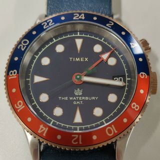 タイメックス(TIMEX)のvicke0309様専用　WaterBury GMT 　クォーツ　メンズ腕時計(腕時計(アナログ))