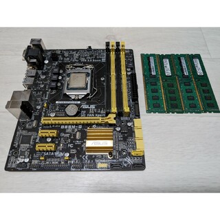 エイスース(ASUS)のi7-4790+マザー+メモリ24GB(PCパーツ)