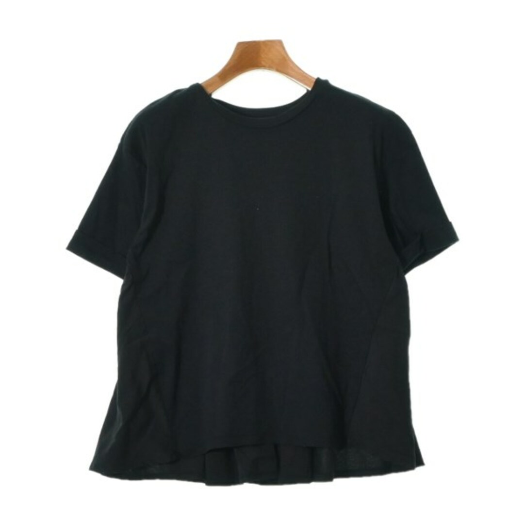 OPAQUE.CLIP(オペークドットクリップ)のOPAQUE.CLIP Tシャツ・カットソー 36(S位) 黒 【古着】【中古】 レディースのトップス(カットソー(半袖/袖なし))の商品写真