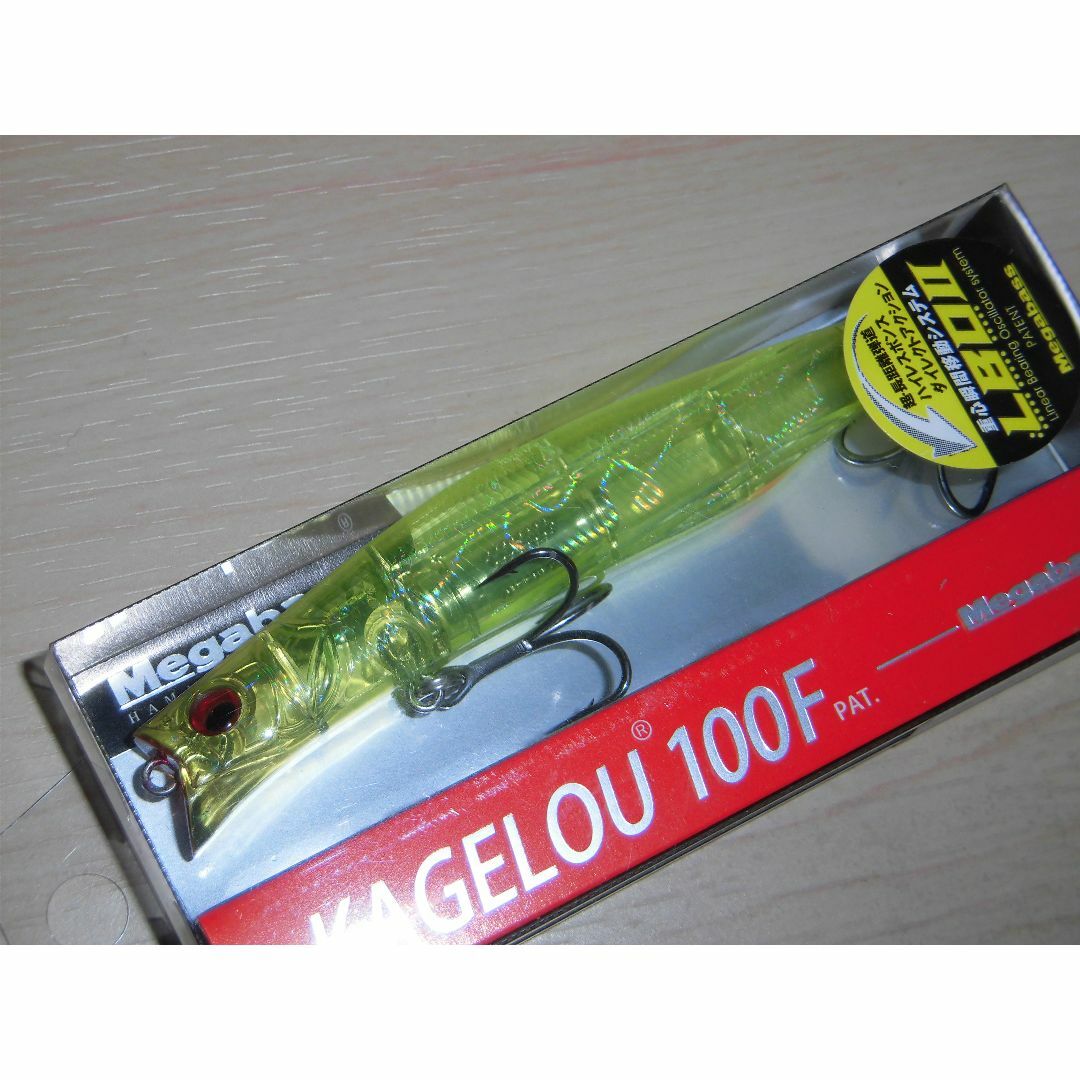 Megabass(メガバス)のメガバス　カゲロウ 100F 12g　9 GP RM YELLOW VENUS　 スポーツ/アウトドアのフィッシング(ルアー用品)の商品写真