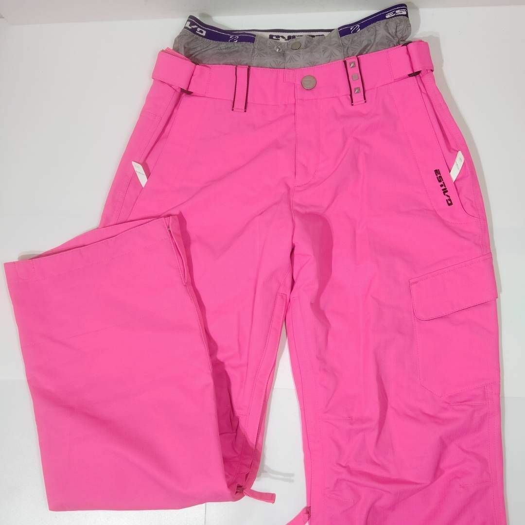 【未使用】ESTIVO レディース スノボウェア パンツ ピンク Lサイズ 綺麗