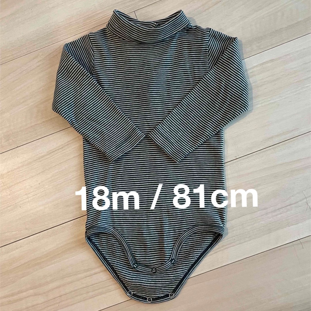 PETIT BATEAU(プチバトー)のプチバトー ボディ肌着 18m / 81cm キッズ/ベビー/マタニティのベビー服(~85cm)(肌着/下着)の商品写真