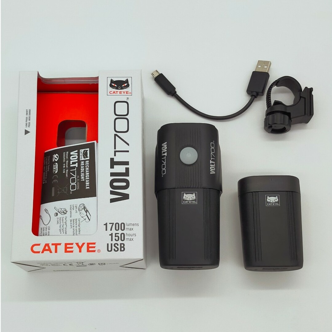 ()CATEYE ヘッドライト HL-EL1020RC VOLT1700のサムネイル