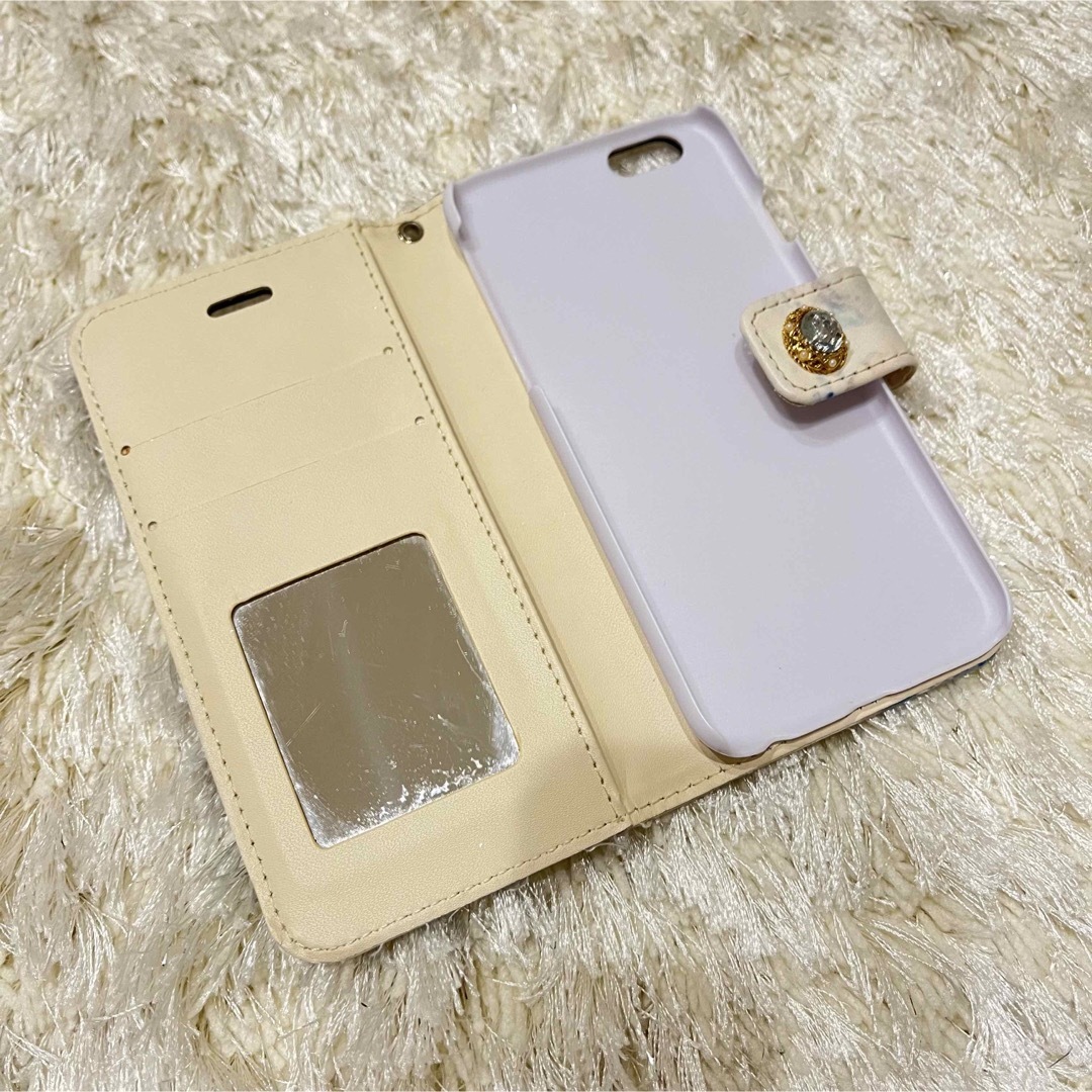 【セット】iPhone6 ケース　スポンジボブ×手帳型 スマホ/家電/カメラのスマホアクセサリー(iPhoneケース)の商品写真