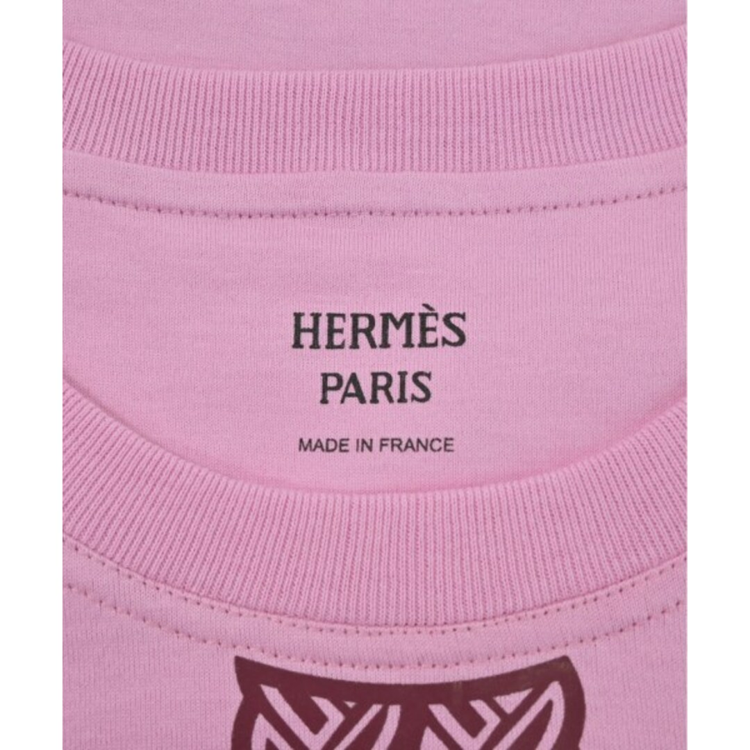 Hermes(エルメス)のHERMES エルメス Tシャツ・カットソー 38(S位) ピンク 【古着】【中古】 レディースのトップス(カットソー(半袖/袖なし))の商品写真