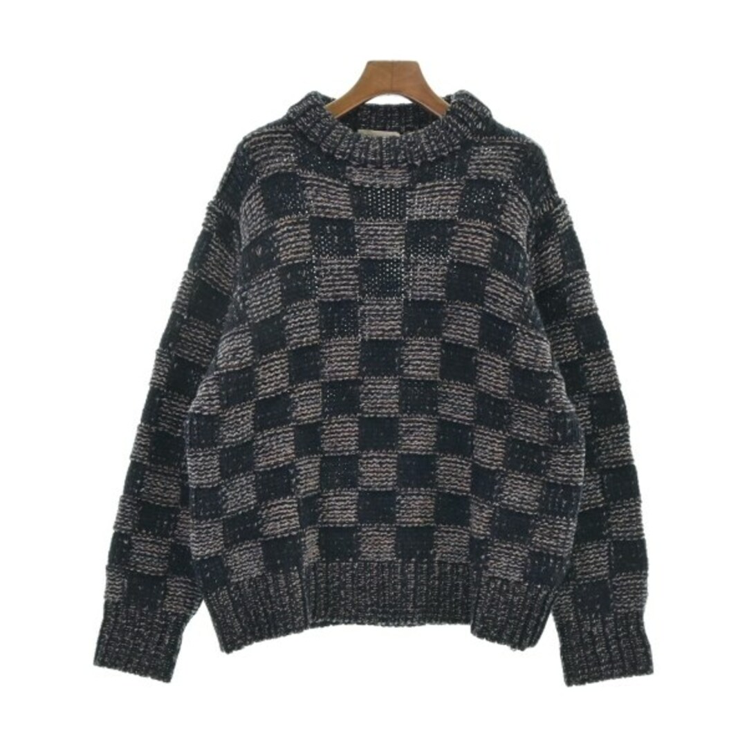 MARNI マルニ ニット・セーター F 紺x白系x茶系等(チェック) 【古着】【中古】 | フリマアプリ ラクマ