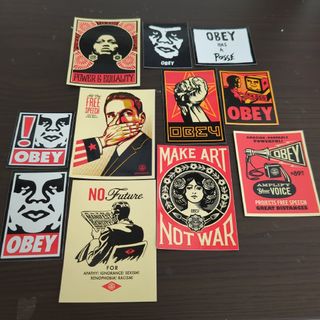 オベイ(OBEY)の(ＯＢＥＹ) ステッカー　格安品(スケートボード)