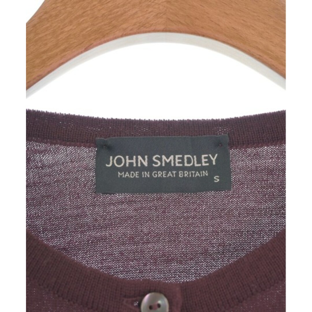 JOHN SMEDLEY(ジョンスメドレー)のJOHN SMEDLEY ジョンスメドレー カーディガン S 紫 【古着】【中古】 レディースのトップス(カーディガン)の商品写真