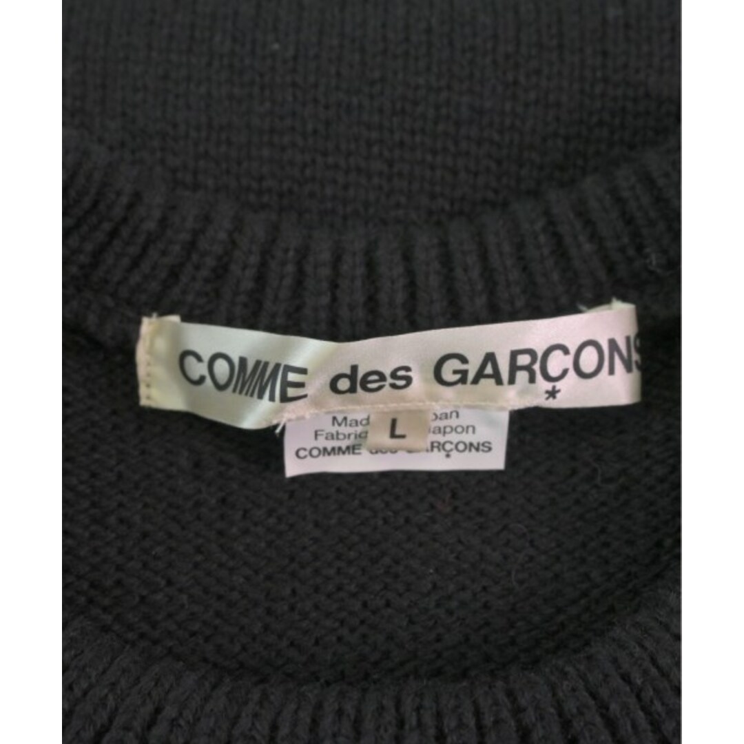 COMME des GARCONS(コムデギャルソン)のCOMME des GARCONS コムデギャルソン ニット・セーター L 黒 【古着】【中古】 レディースのトップス(ニット/セーター)の商品写真