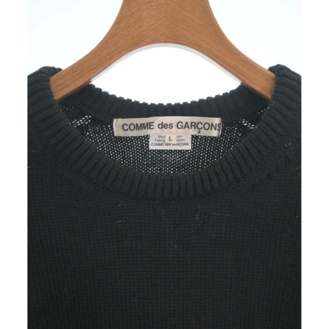 COMME des GARCONS(コムデギャルソン)のCOMME des GARCONS コムデギャルソン ニット・セーター L 黒 【古着】【中古】 レディースのトップス(ニット/セーター)の商品写真