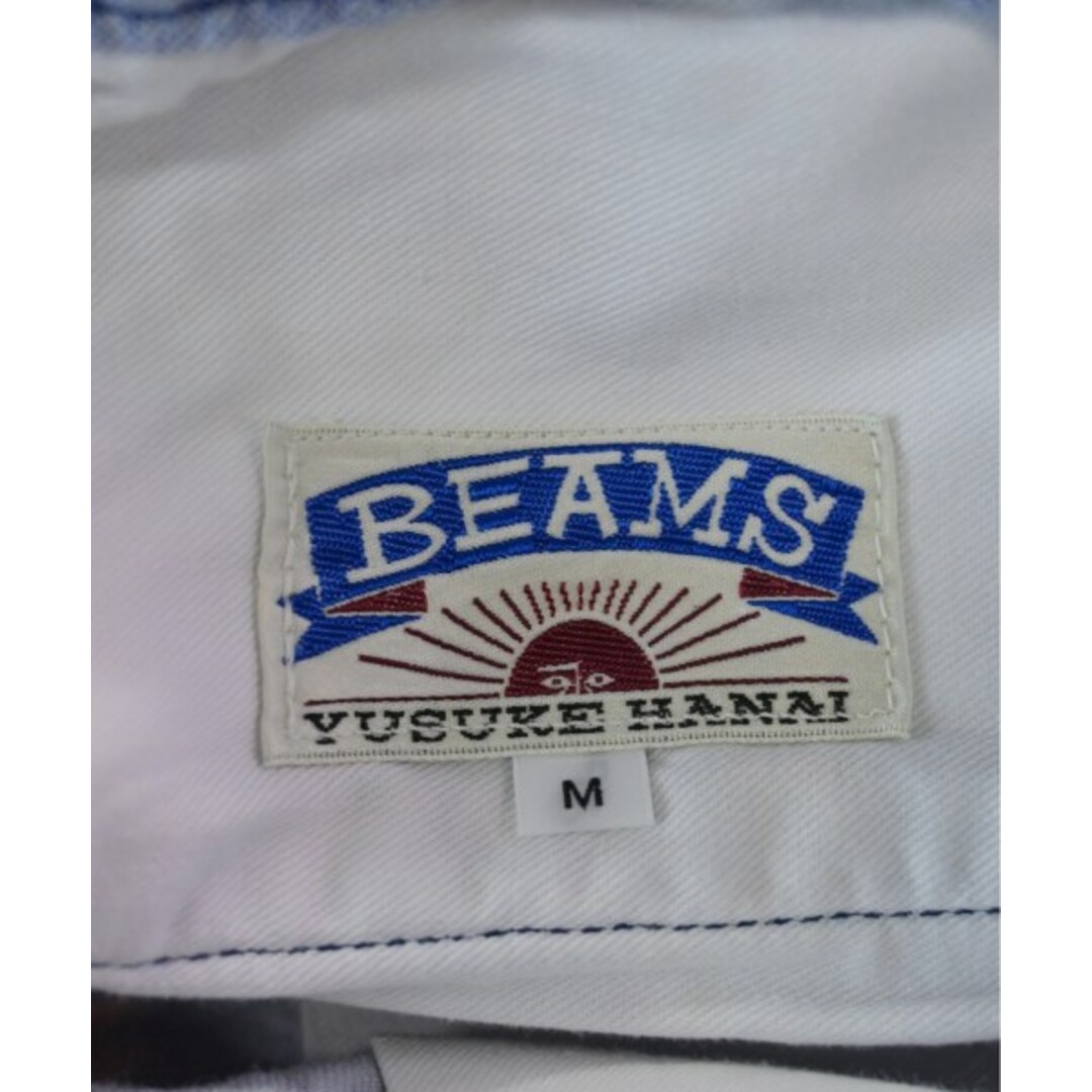 BEAMS(ビームス)のBEAMS ビームス ショートパンツ M 紺x水色x赤等(花柄) 【古着】【中古】 メンズのパンツ(ショートパンツ)の商品写真