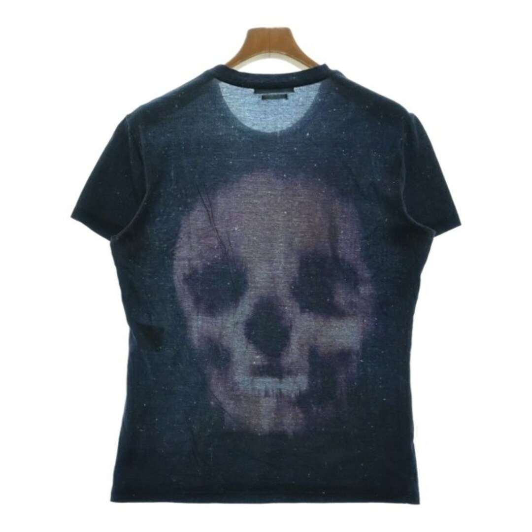 Alexander McQueen(アレキサンダーマックイーン)のALEXANDER MCQUEEN Tシャツ・カットソー -(M位) 紺 【古着】【中古】 メンズのトップス(Tシャツ/カットソー(半袖/袖なし))の商品写真