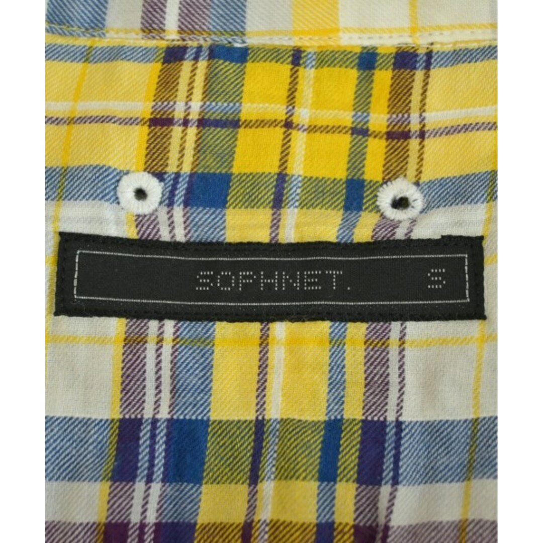 SOPHNET.(ソフネット)のSOPHNET. ソフネット カジュアルシャツ S 黄x青x紫等(チェック) 【古着】【中古】 メンズのトップス(シャツ)の商品写真