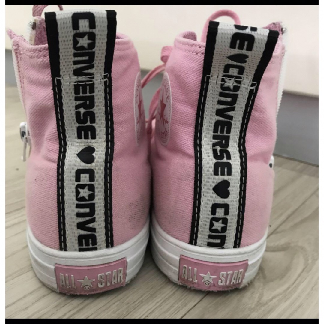 converse ALL☆STAR ハイカットスニーカー ピンク 23センチ