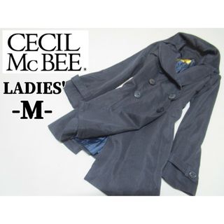 セシルマクビー(CECIL McBEE)のM◇CECIL MC BEE◇防寒ライナー取外可コート navy 腰ベルトなし(ロングコート)