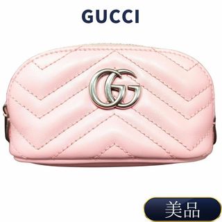 グッチ(Gucci)のグッチ 625691 レザー GGマーモント キーケース ポーチ(ポーチ)