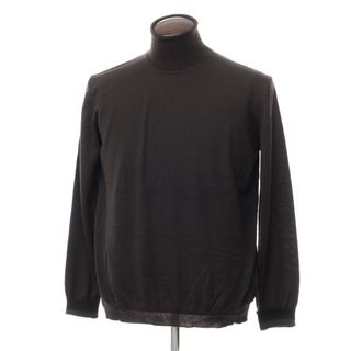 アルマーニ コレツィオーニ(ARMANI COLLEZIONI)の【中古】アルマーニ コレッツォーニ ARMANI COLLEZIONI ウール タートルネック プルオーバーニット チャコールグレー【サイズ52】【メンズ】(ニット/セーター)