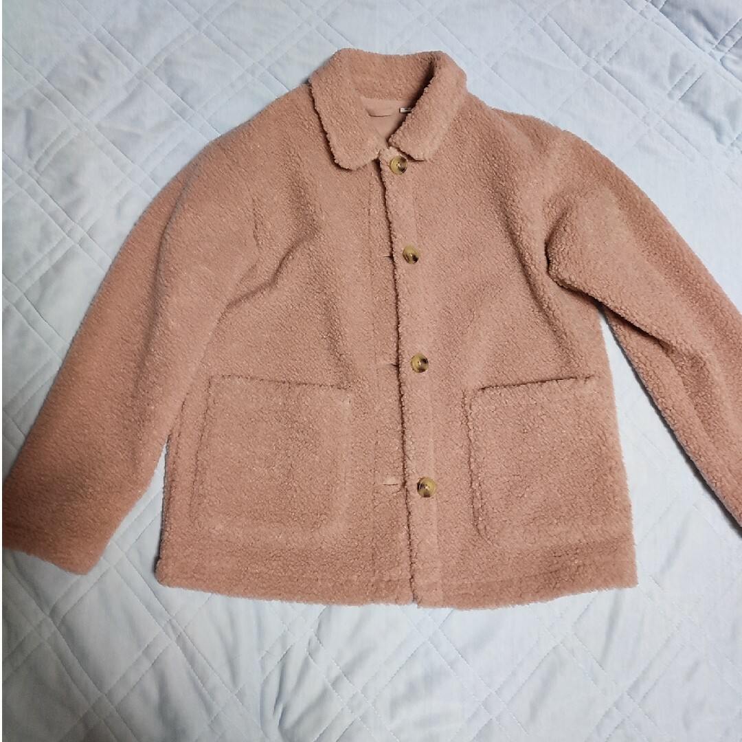 UNIQLO(ユニクロ)の防風アウターショート 150サイズ キッズ/ベビー/マタニティのキッズ服女の子用(90cm~)(ジャケット/上着)の商品写真