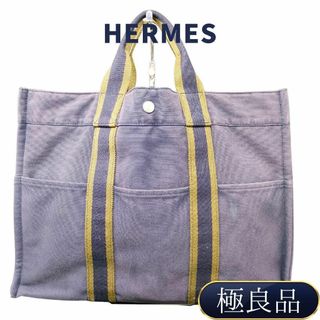 エルメス(Hermes)のエルメス キャンバス フールトゥMM トートバッグ(トートバッグ)