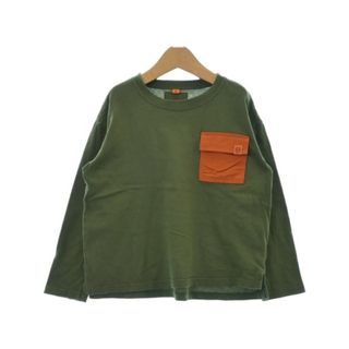 UNIVERSAL OVERALL - UNIVERSAL OVERALL Tシャツ・カットソー 120 カーキ 【古着】【中古】