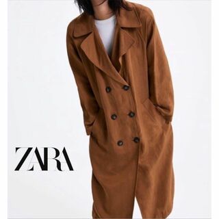ザラ(ZARA)の新品●ZARA Long Trench Coat ザラ 3811/040/701(トレンチコート)