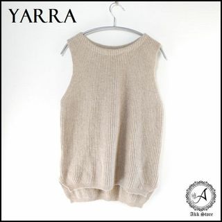 ヤラ(YARRA)のYARRA ヤラ レディース トップス ニット ベスト ラクーン フォックス混(ニット/セーター)