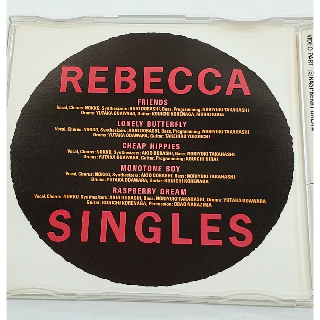 REBECCA(レベッカ)のREBECCA / REBECCA SINGLES [CDV] エンタメ/ホビーのCD(ポップス/ロック(邦楽))の商品写真