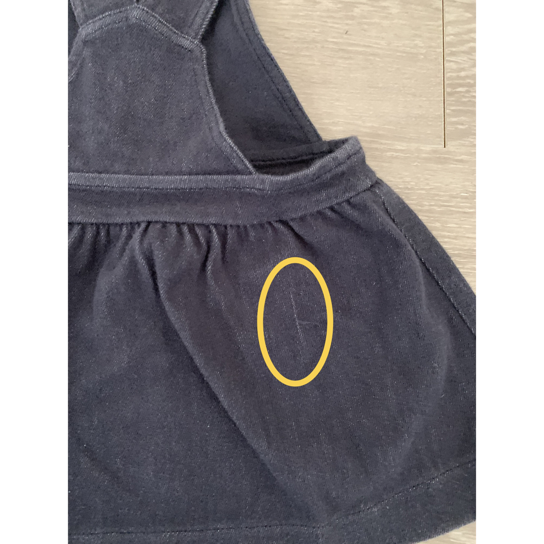 UNIQLO(ユニクロ)の【80cm】ユニクロ★ジャンパースカート キッズ/ベビー/マタニティのベビー服(~85cm)(ワンピース)の商品写真