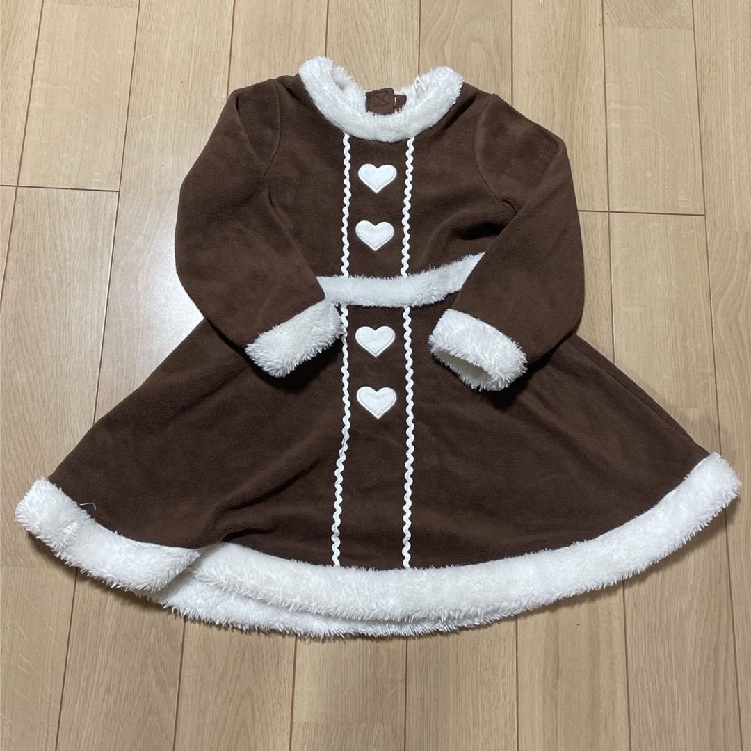 ZARA KIDS(ザラキッズ)のクリスマス　110  コスプレ　サンタ　トナカイ　ワンピース　レア キッズ/ベビー/マタニティのキッズ服女の子用(90cm~)(ワンピース)の商品写真