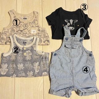 ベビーギャップ(babyGAP)のbabyGAP ロンパース まとめ売り 夏服 3-6month(ロンパース)