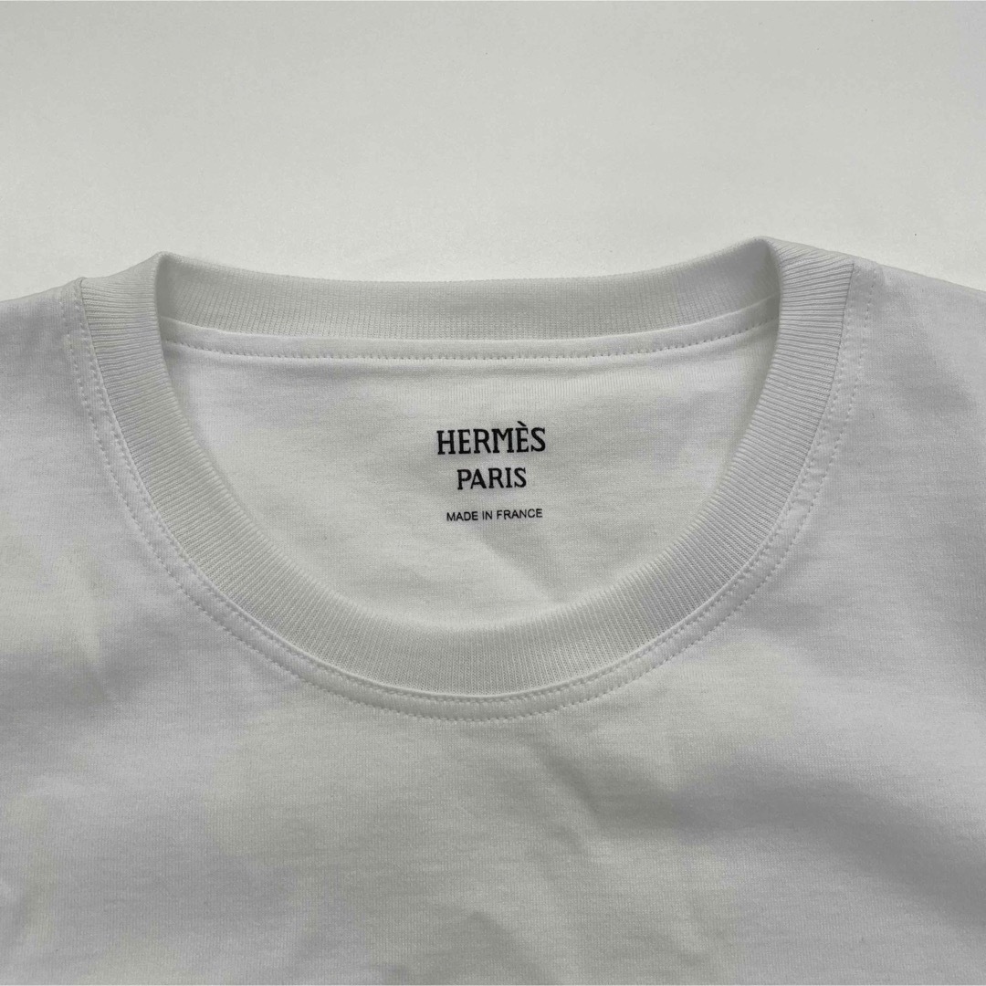 定価86900円　エルメス　Hermes Tシャツ 刺繍入りポケット 新品