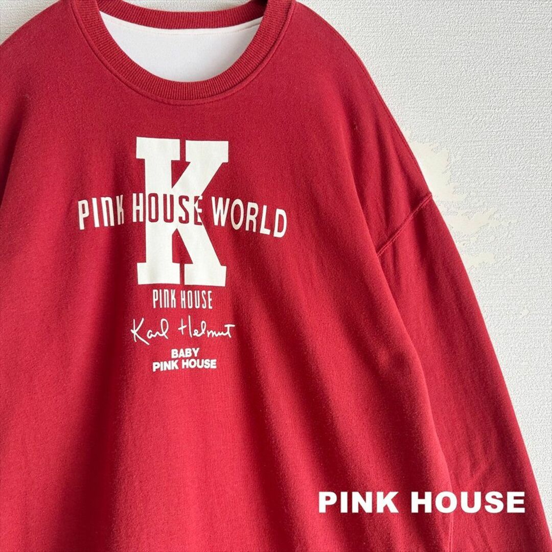 PINK HOUSE(ピンクハウス)の【PINK HOUSE】KARL HELMUT別注 スウェット Lサイズ レディースのトップス(トレーナー/スウェット)の商品写真