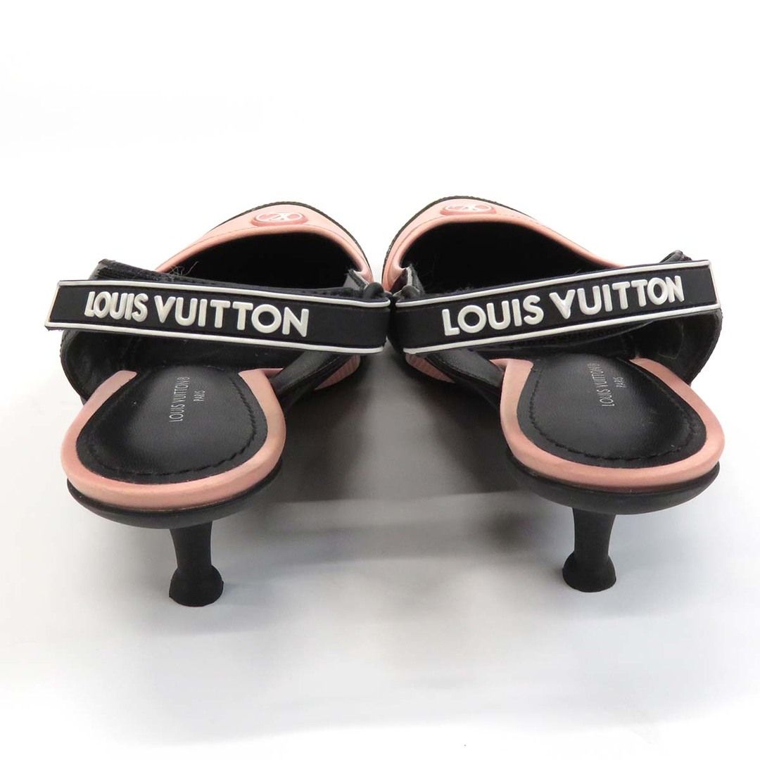 LOUIS VUITTON(ルイヴィトン)のルイヴィトン アークライト ライン パンプス レディース ピンク ブラック LOUIS VUITTON 【中古】 【アパレル・小物】 レディースの靴/シューズ(ハイヒール/パンプス)の商品写真