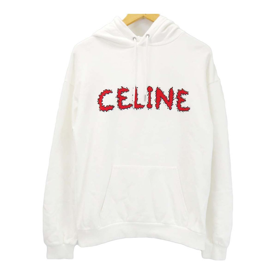 Celine セリーヌ　ロゴ　パーカー　ブラック