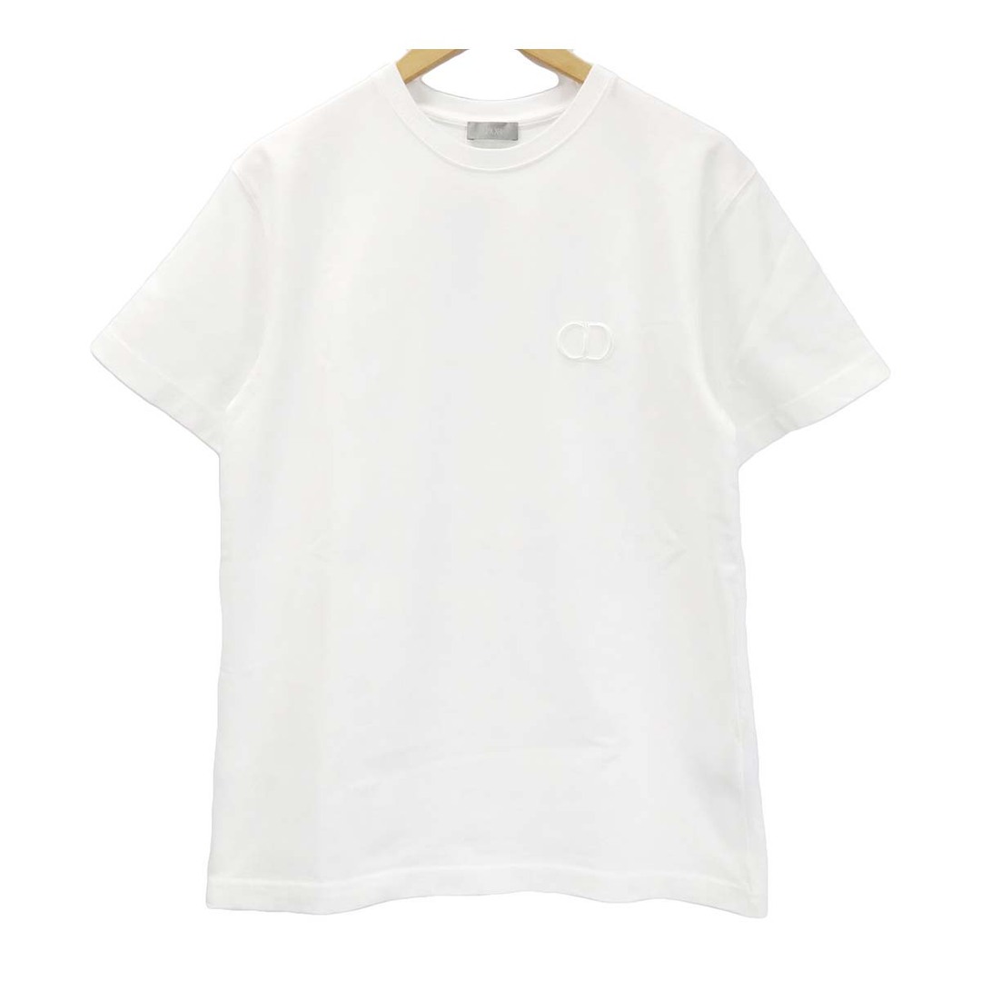 Tシャツ/カットソー(半袖/袖なし)ディオール CD ICON Tシャツ 943J605A0554 メンズ ホワイト Dior [美品]  【アパレル・小物】