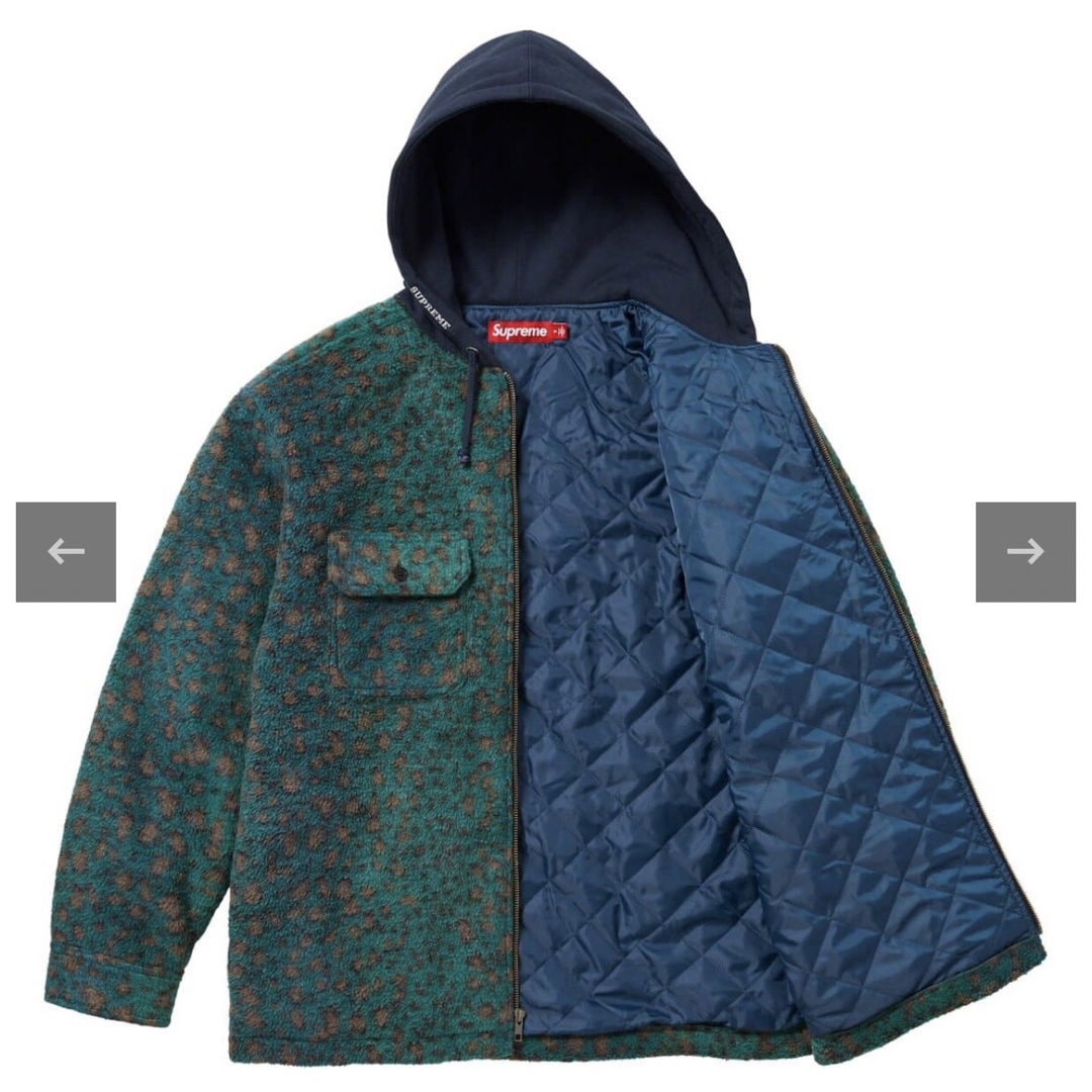 Supreme Fleece Zip Up Hooded Shirt