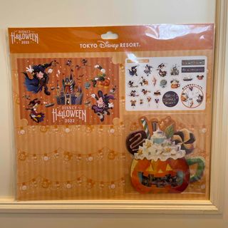 ディズニー(Disney)のディズニー ハロウィン ミッキー ミニー ポストカード  シール【ほぼ新品】(写真/ポストカード)