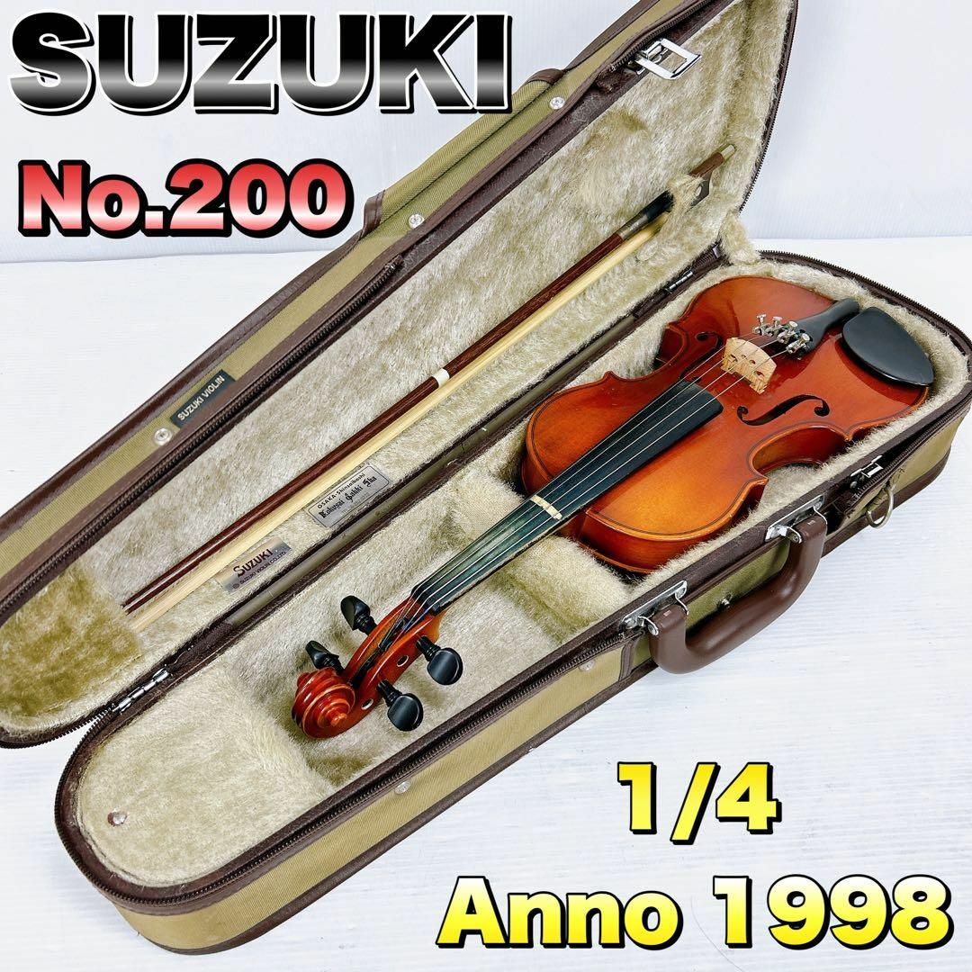【SUZUKI VIOLIN】鈴木バイオリン バイオリン 1/2 Anno  No.200 _ 弦楽器