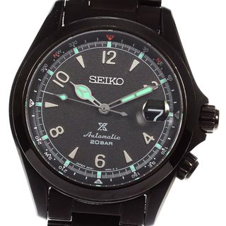 セイコー(SEIKO)のセイコー SEIKO SBDC185/6R35-02F0 プロスペックス アルピニスト ブラックシリーズ 5500本限定 自動巻き メンズ 箱・保証書付き_783553(腕時計(アナログ))