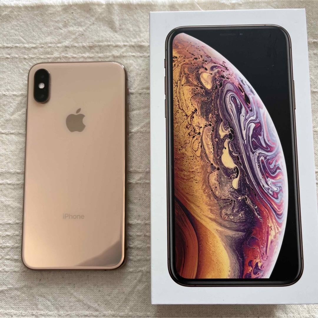 iPhone - iPhoneXs 64GB SIMフリー ゴールドの通販 by める's shop