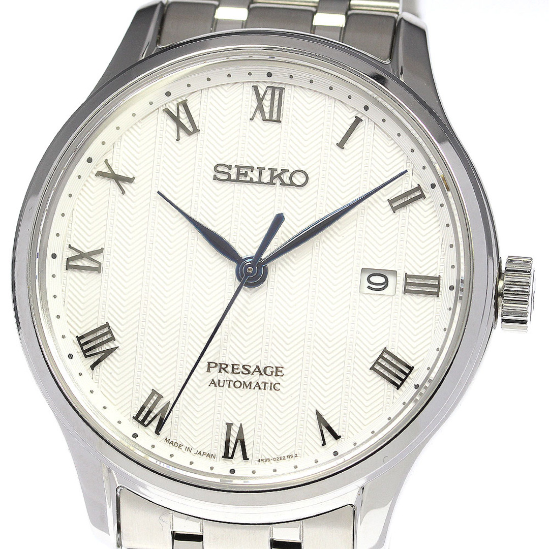 セイコー SEIKO SARY097/4R35-02S0 プレザージュ デイト 自動巻き メンズ 美品 _783554