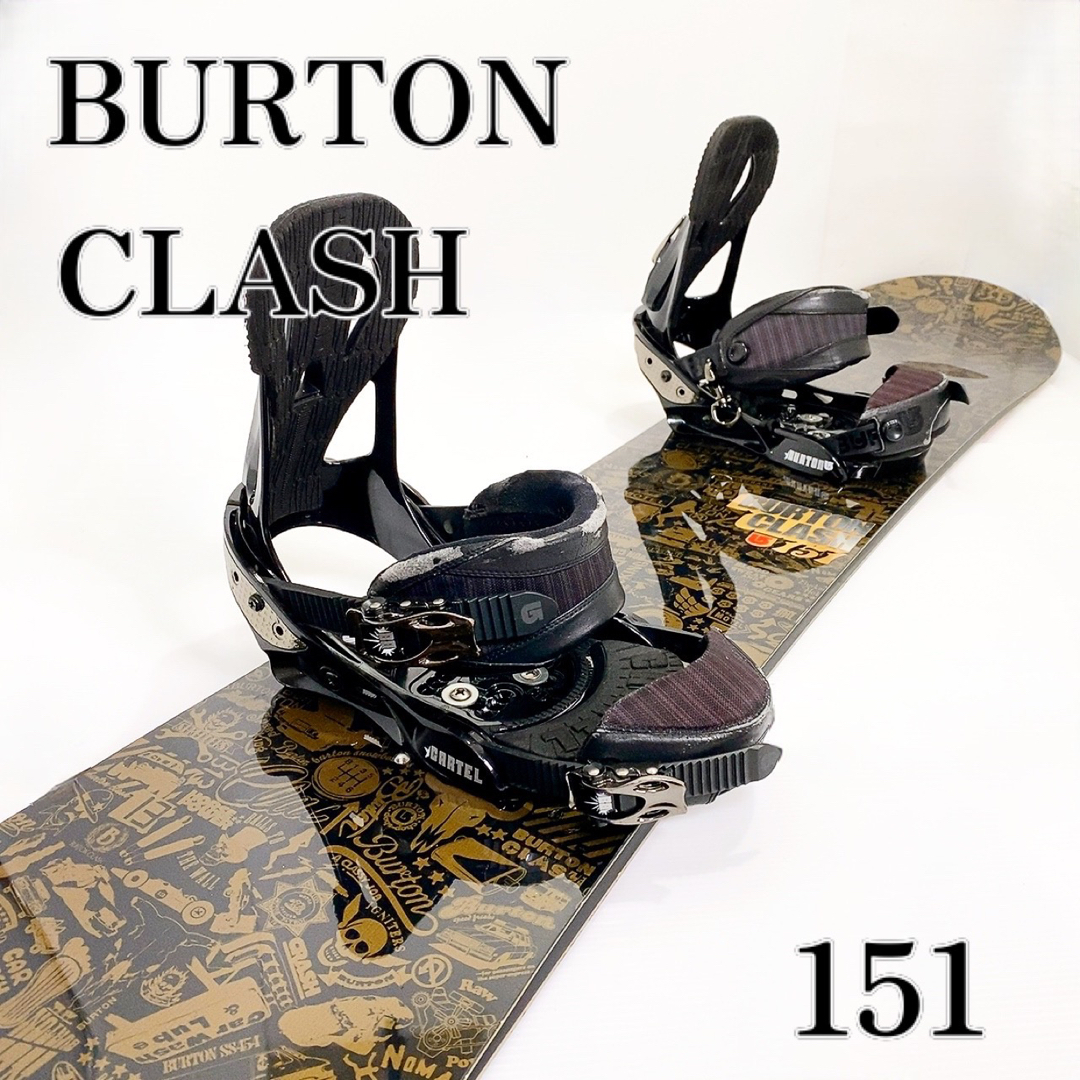 BURTON バートン CLASH CARTEL スノーボード 板 155cm