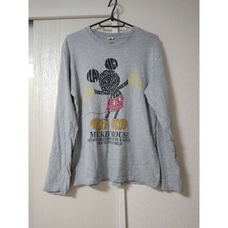 ディズニー ミッキーマウス 長袖Tシャツ Sサイズ(Tシャツ(長袖/七分))