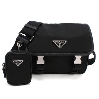 極美品　PRADA プラダ　メッセンジャー　ショルダーバッグ　23060905