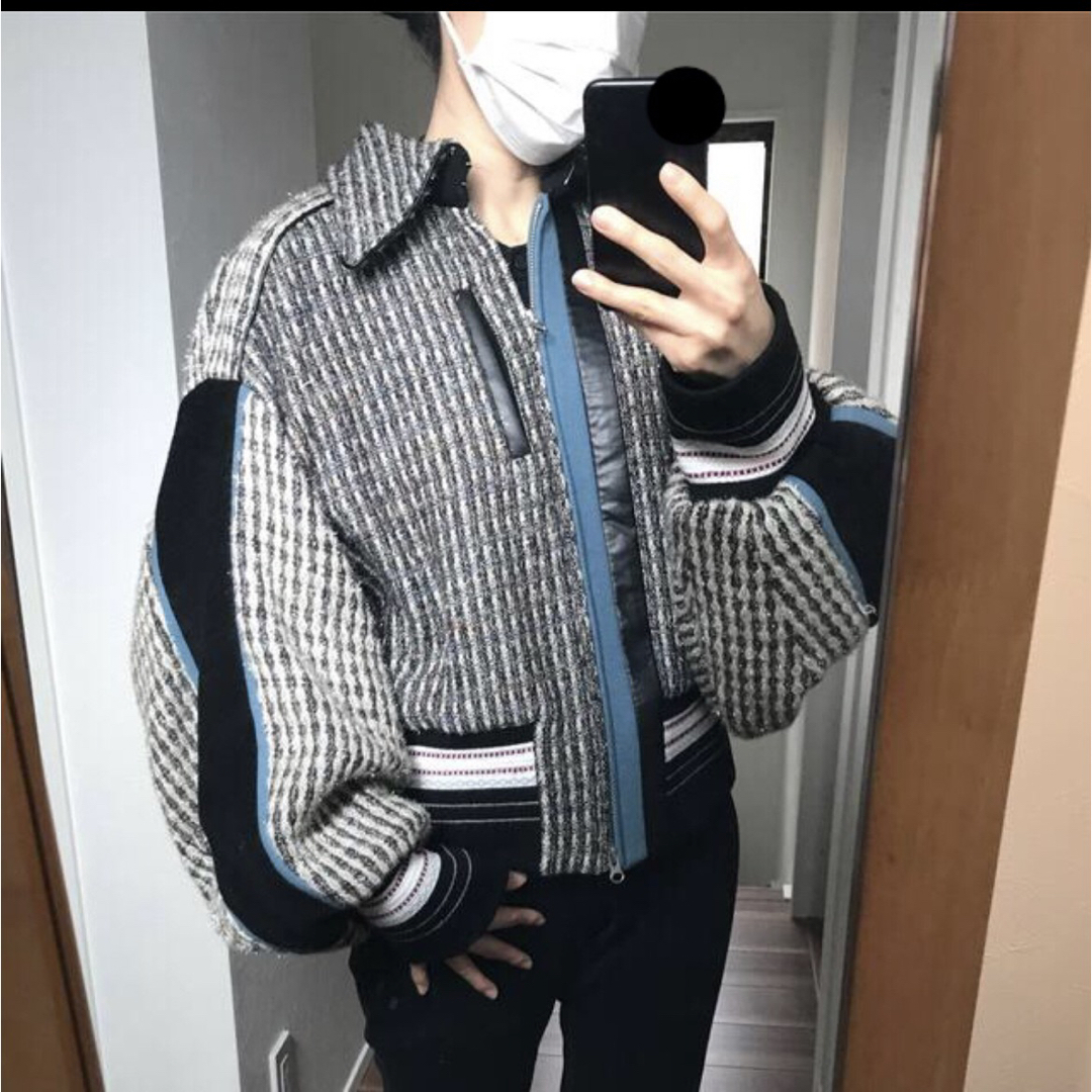 マメクロゴウチ ラメツイードボンバージャケット mame kurogouchi