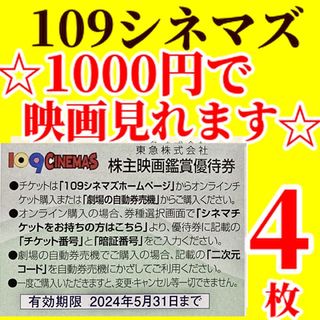 松竹160ポイント返却不要　期限2021/05　株主優待　MOVIX 　男性名義