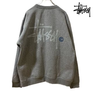 ステューシー(STUSSY)のSTUSSY STOCK LOGO CREW スウェット バックプリント(スウェット)