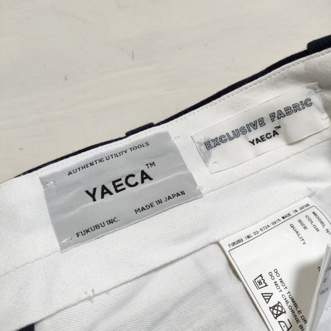 YAECA(ヤエカ)のYAECA 60601 チノクリーズドパンツ サイズ28 コットン チノパンツ ネイビー レディース ヤエカ【中古】3-1107G△ レディースのパンツ(チノパン)の商品写真